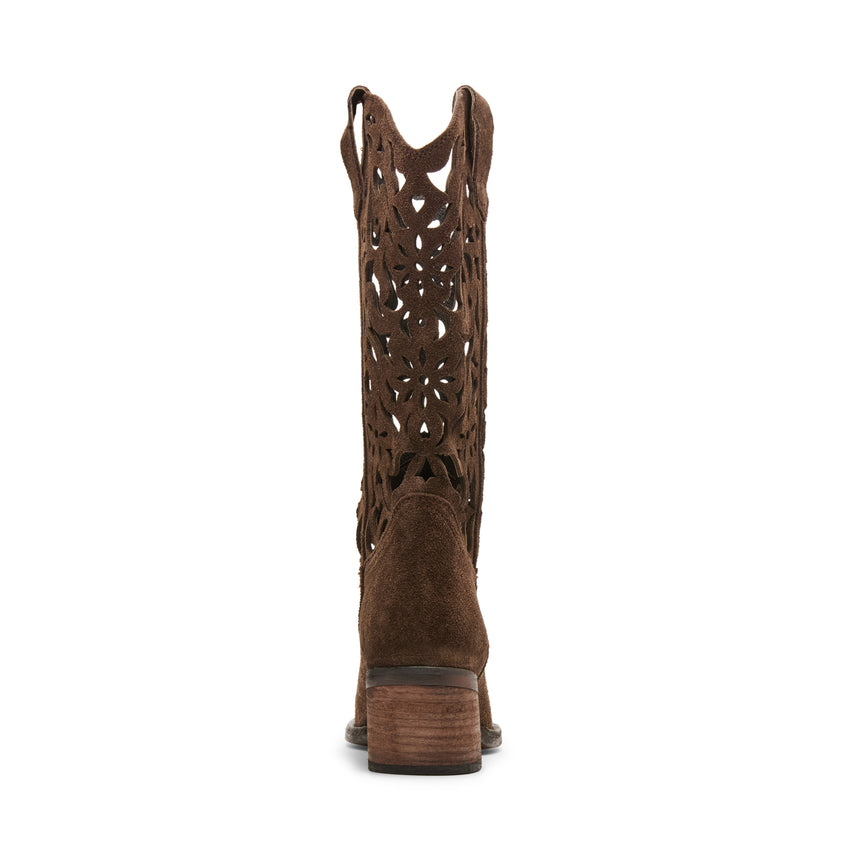 Albany-Cutout Boot BROWN SUEDE - view 4