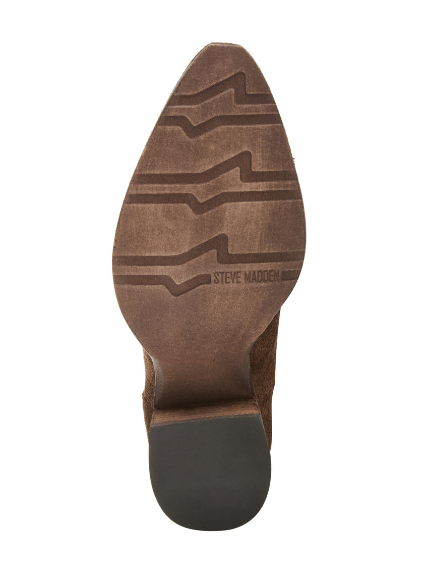 Albany-Cutout Boot BROWN SUEDE - view 6