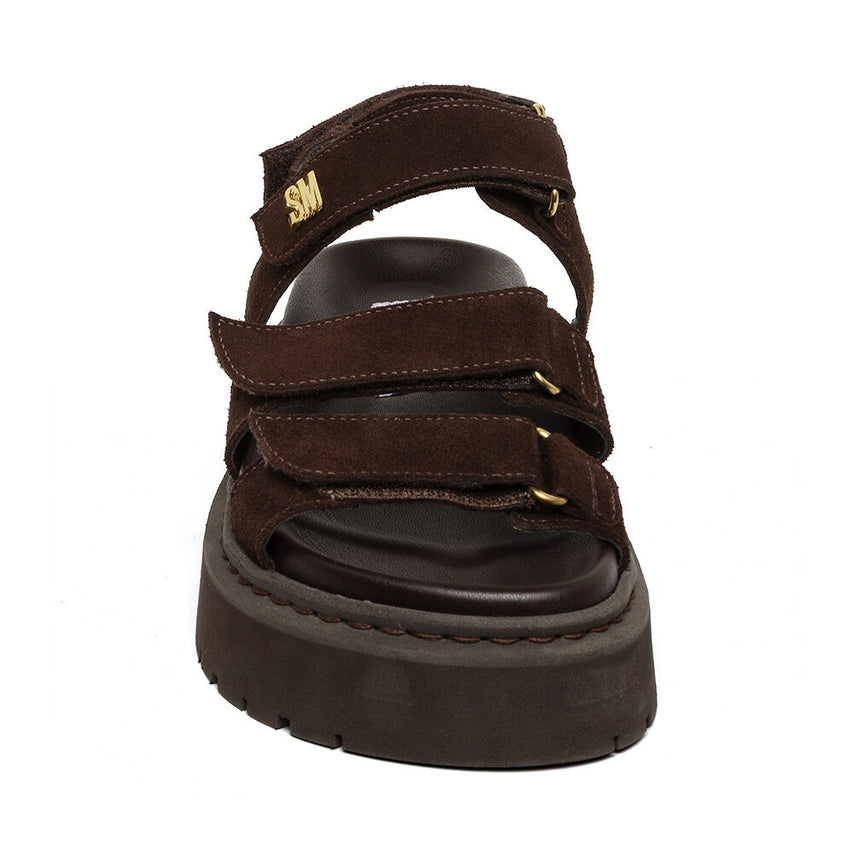 Glorias Sandal CHOCOLATE BROWN SUEDE - view 3