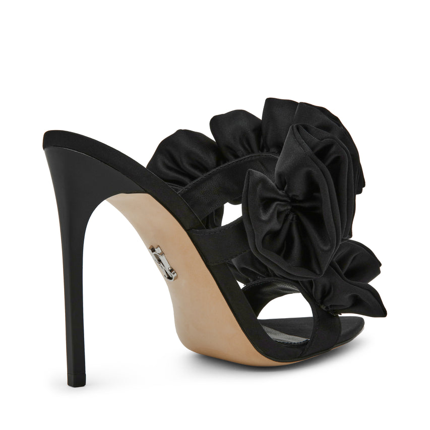 Aalina Sandal BLK SATIN - view 6