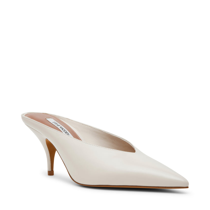 Fonza Mule WHITE LEATHER - view 2