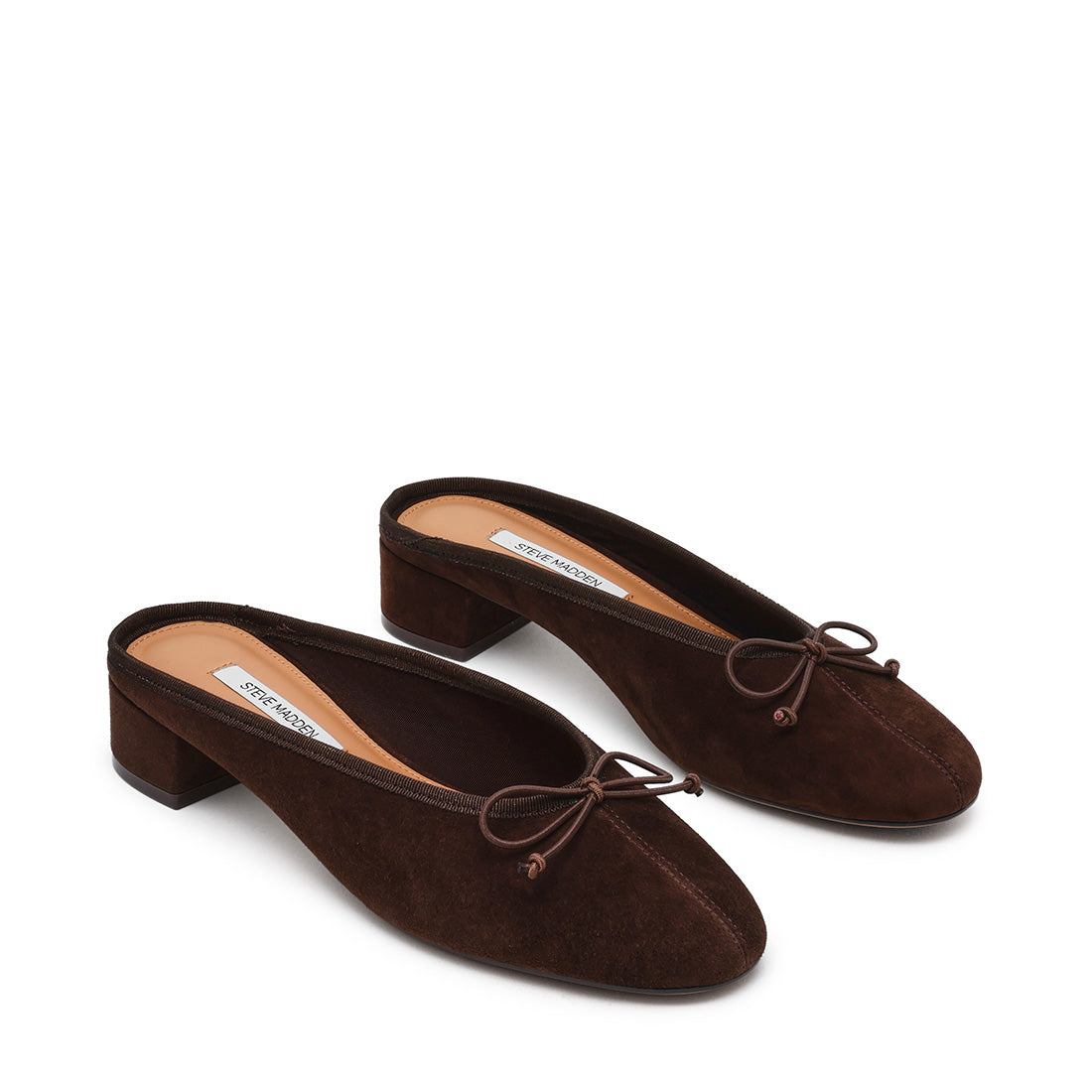 Steffi-Mule Flat Shoe BROWN SUEDE - view 2