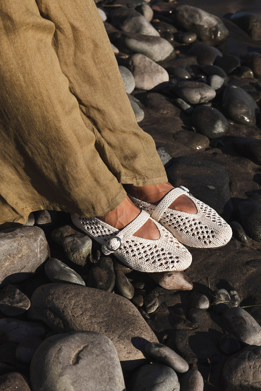 Alara Flat Shoe SAND PEARL - view 8