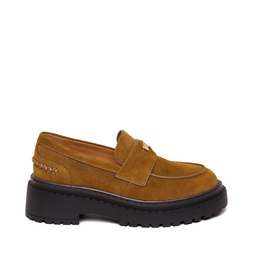 PURSUIT FLAT SHOE CHESTNUT SUEDE IMAGE