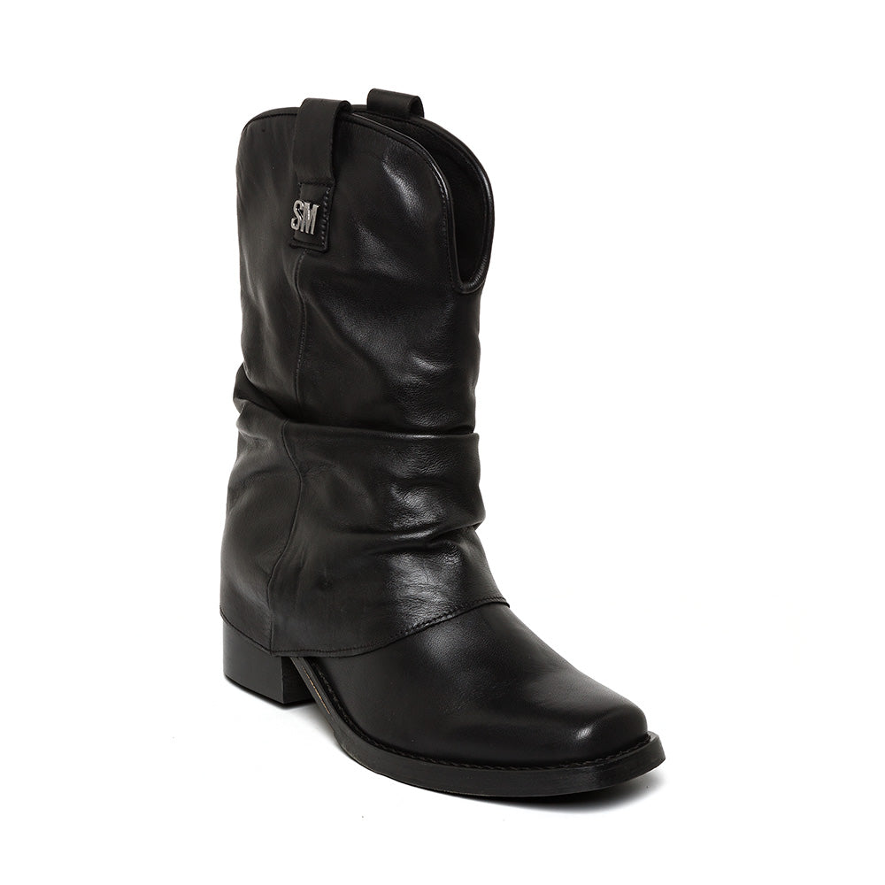 Qiana Bootie BLACK LEATHER