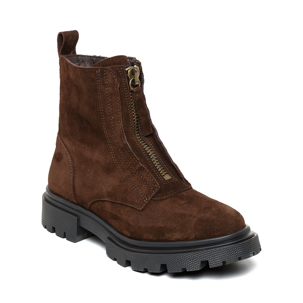 Rilana Bootie DK BROWN SUEDE