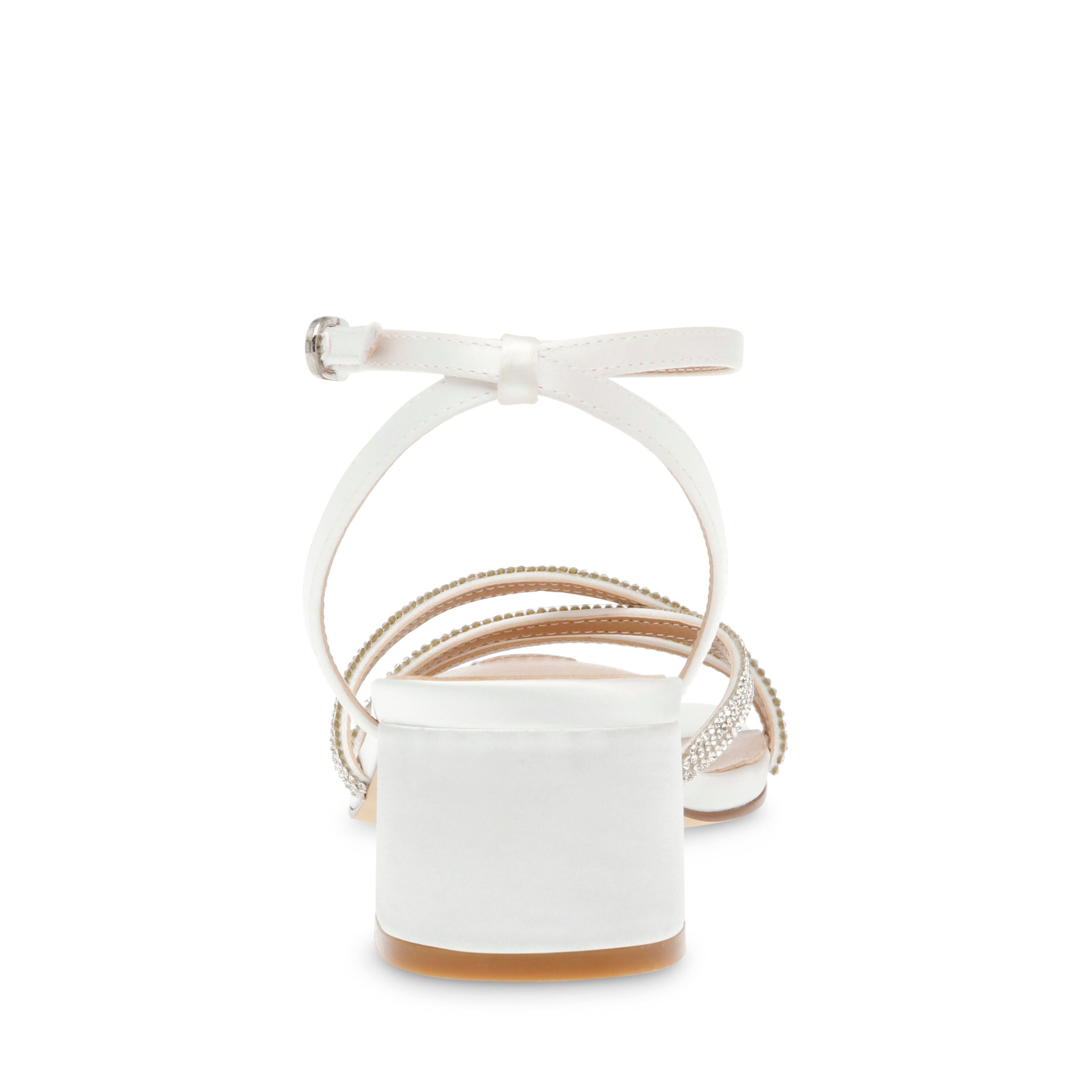 Gabby Sandal IVORY SATIN