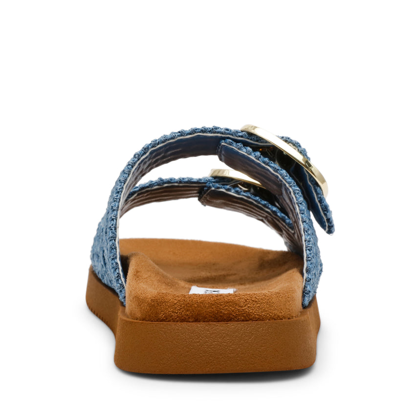 Miramar Sandal DENIM RAFFIA