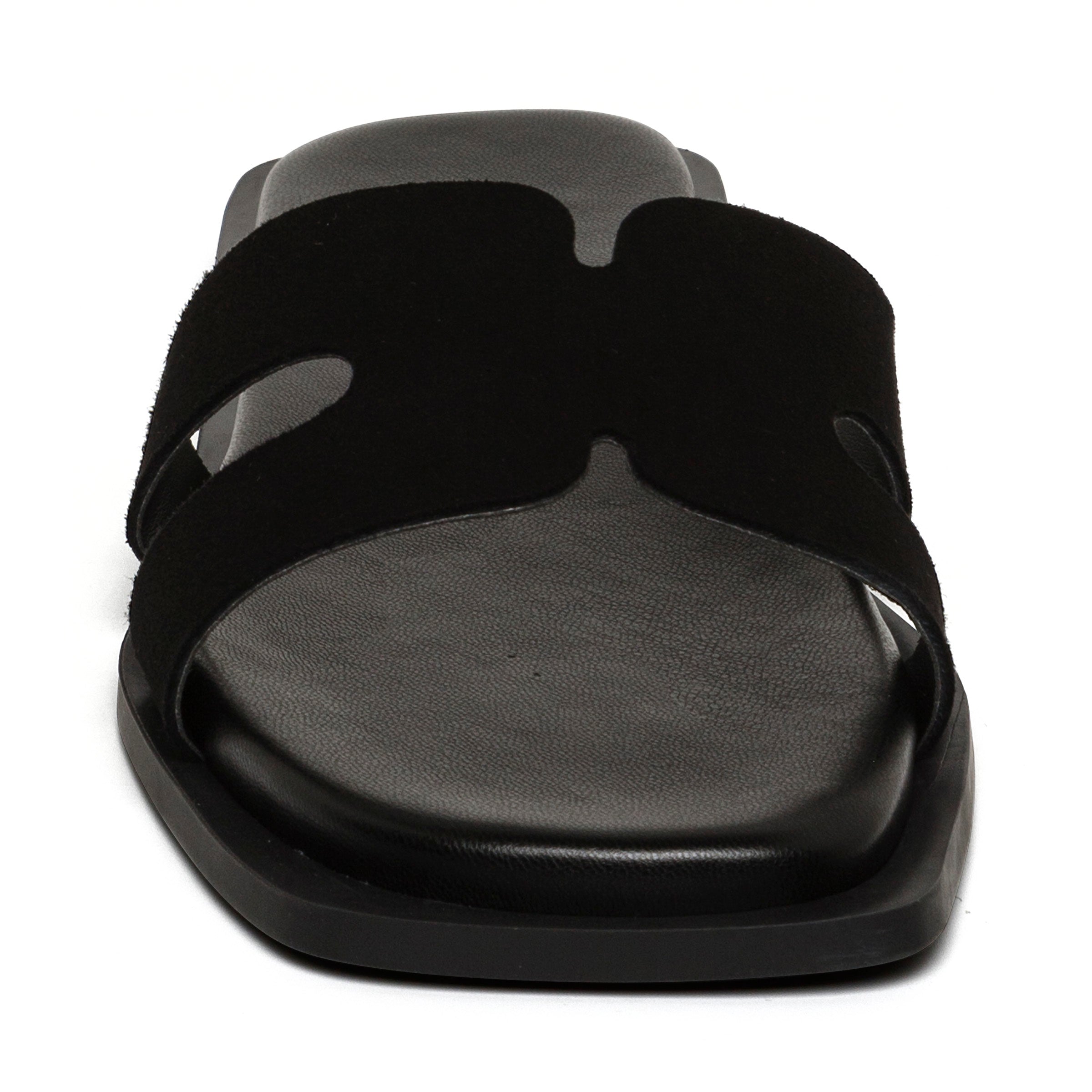 Sofia Slide BLACK SUEDE - view 3