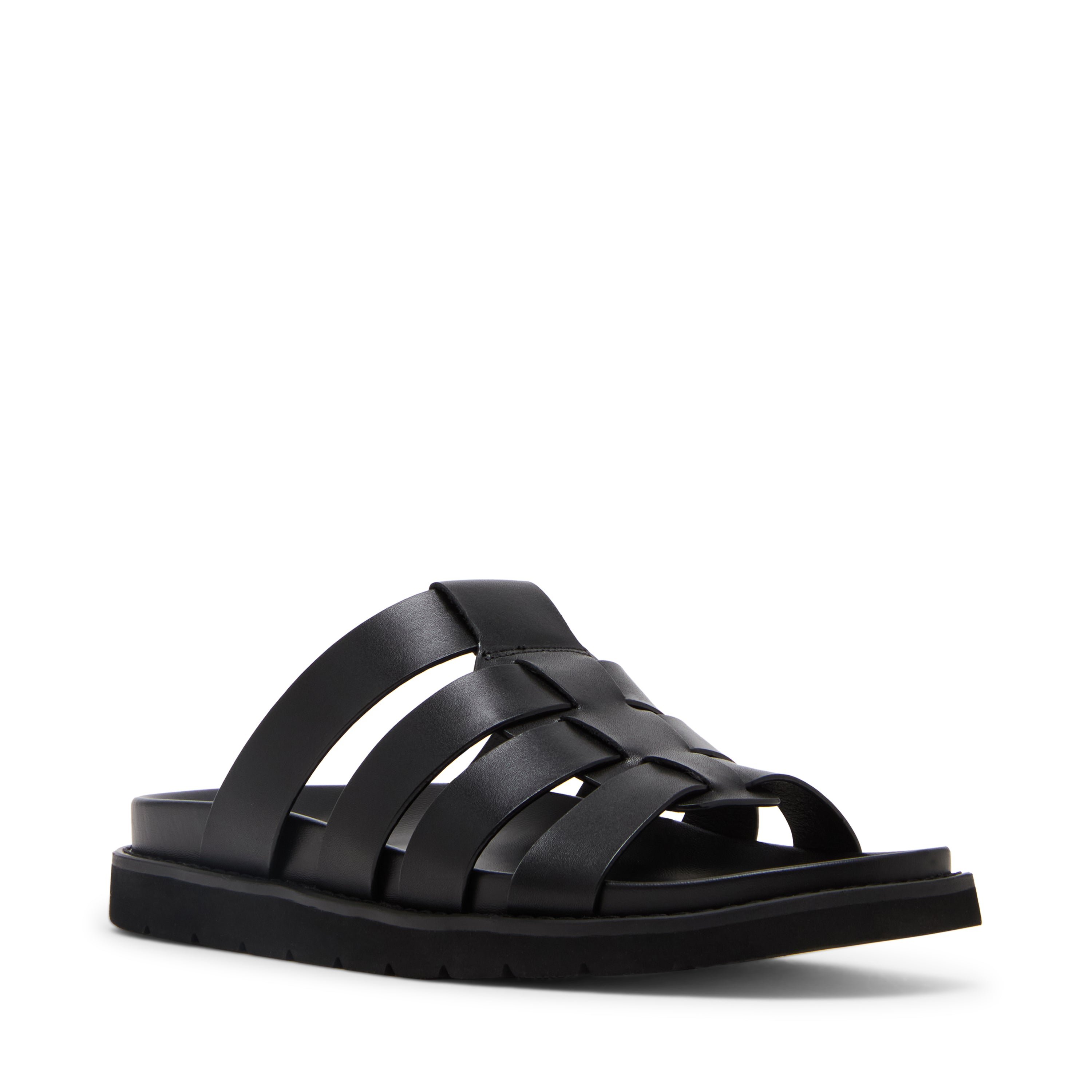 Ankara Sandal BLACK LEATHER - view 2