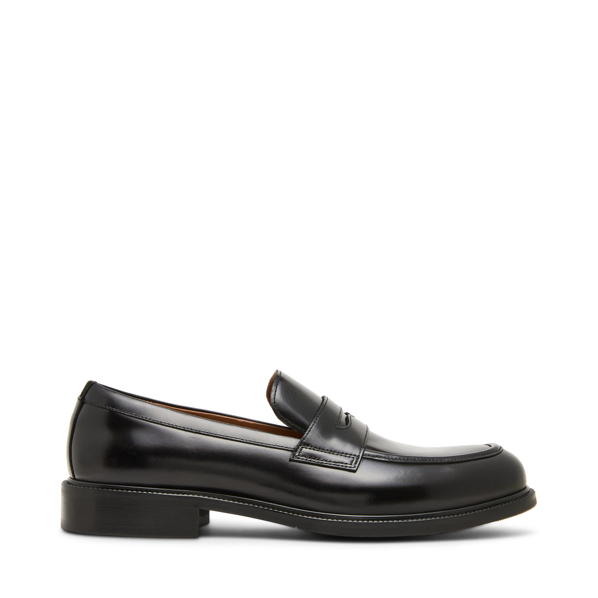 Auburn Flat Shoe BLACK LEATHER