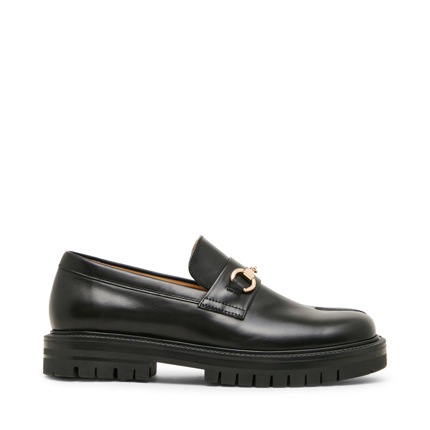 Fushiro Flat Shoe BLACK LEATHER