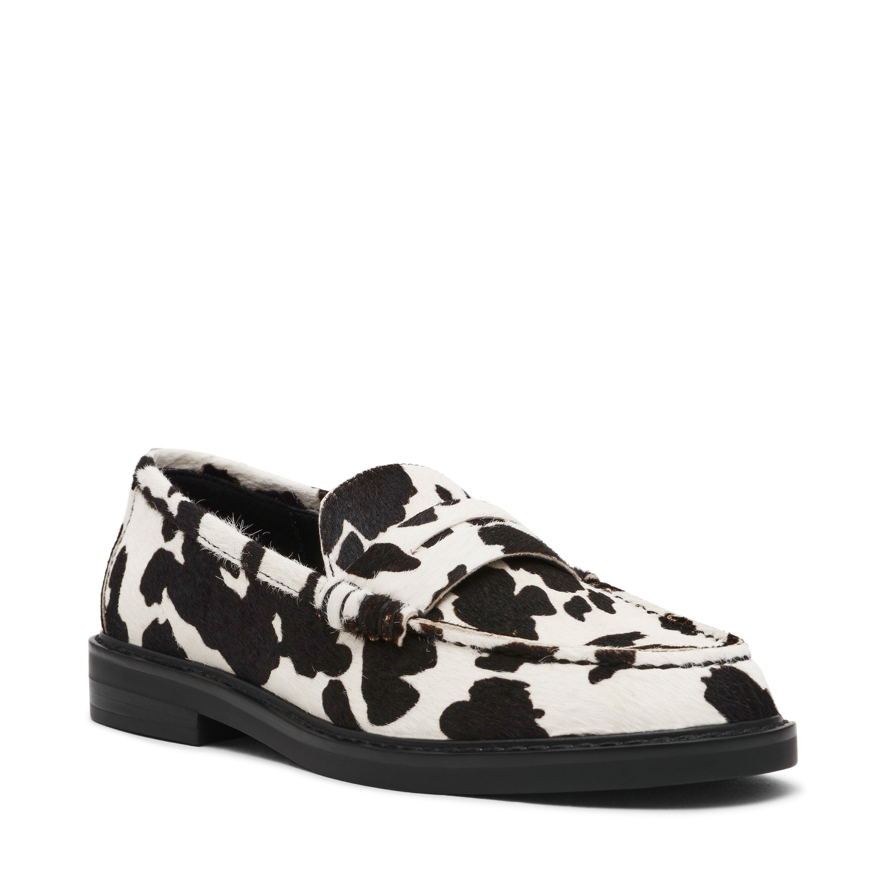 Adison-C Flat Shoe BLACK/WHITE
