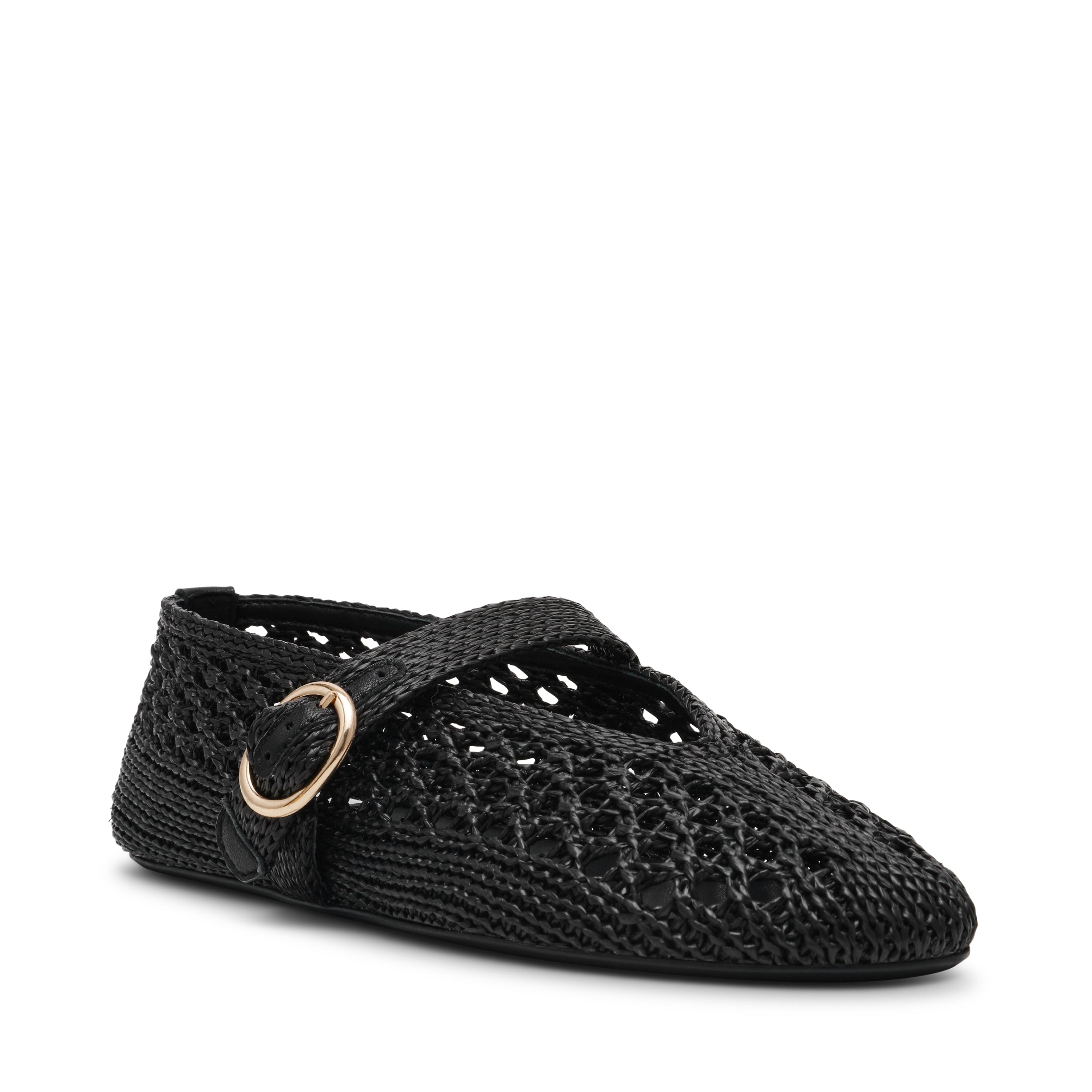 Alara Flat Shoe BLACK