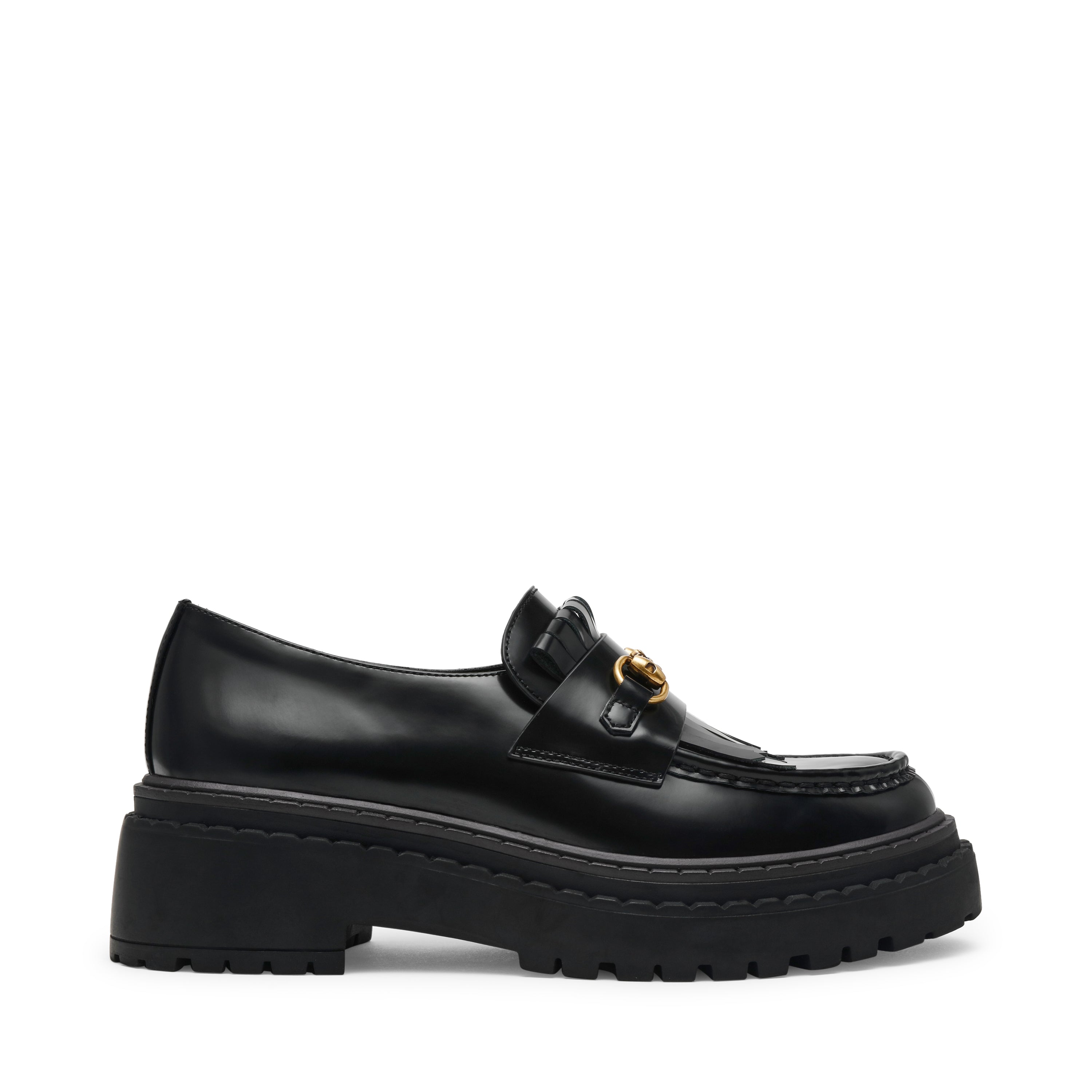 Anabeth Flat Shoe BLACK LEATHER
