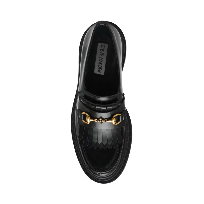 Anabeth Flat Shoe BLACK LEATHER