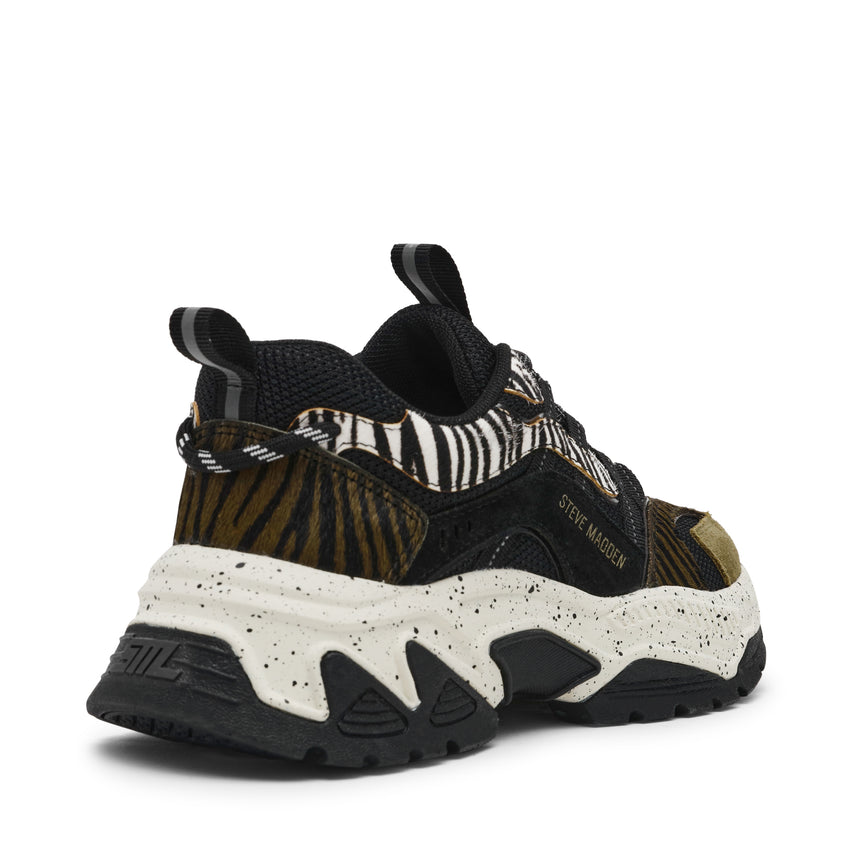 Animates-LE Sneaker OLV ZEBRA