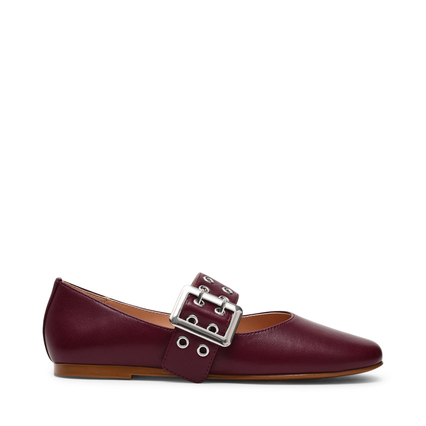 Atlantica Flat Shoe CHERRY LACQ LEATHER