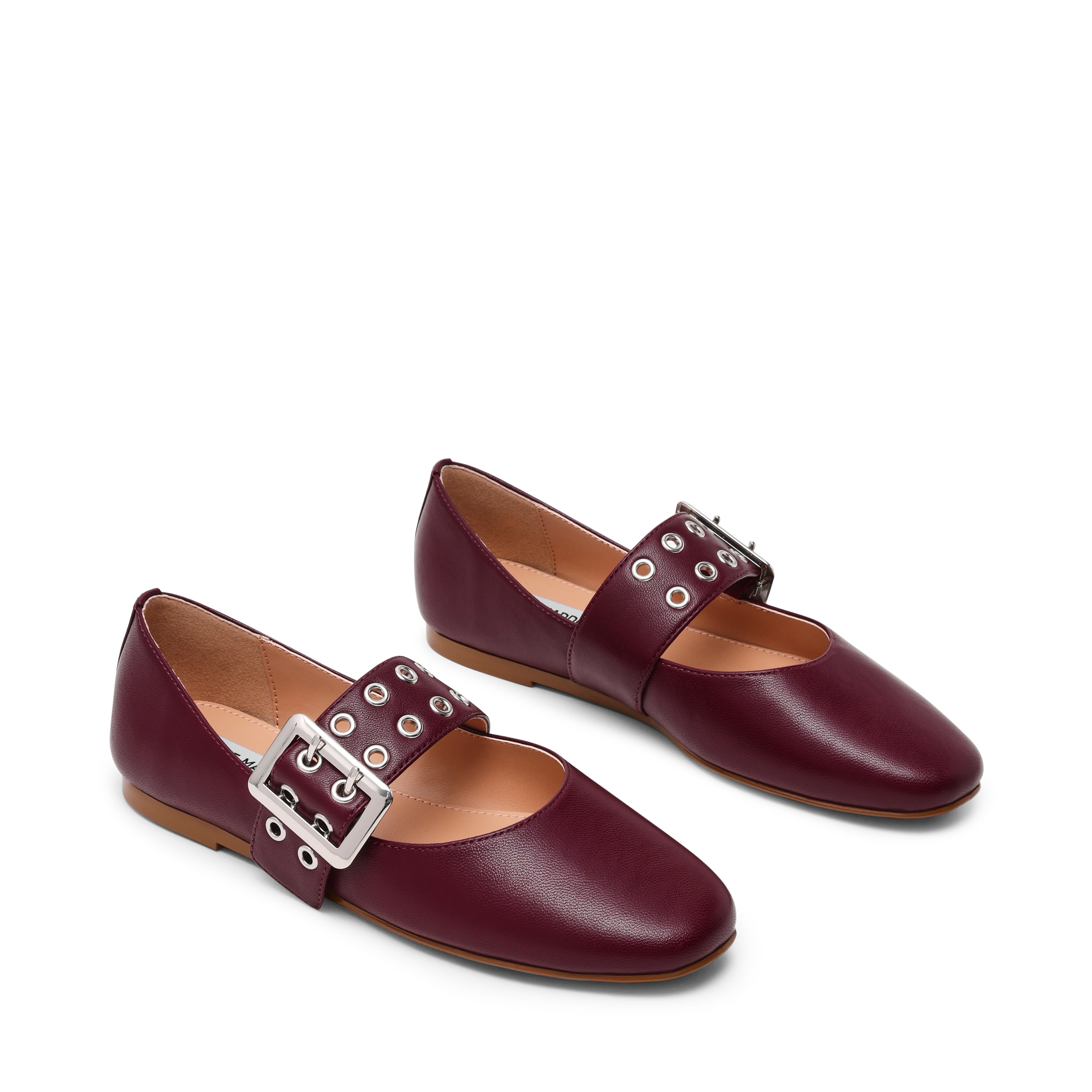 Atlantica Flat Shoe CHERRY LACQ LEATHER