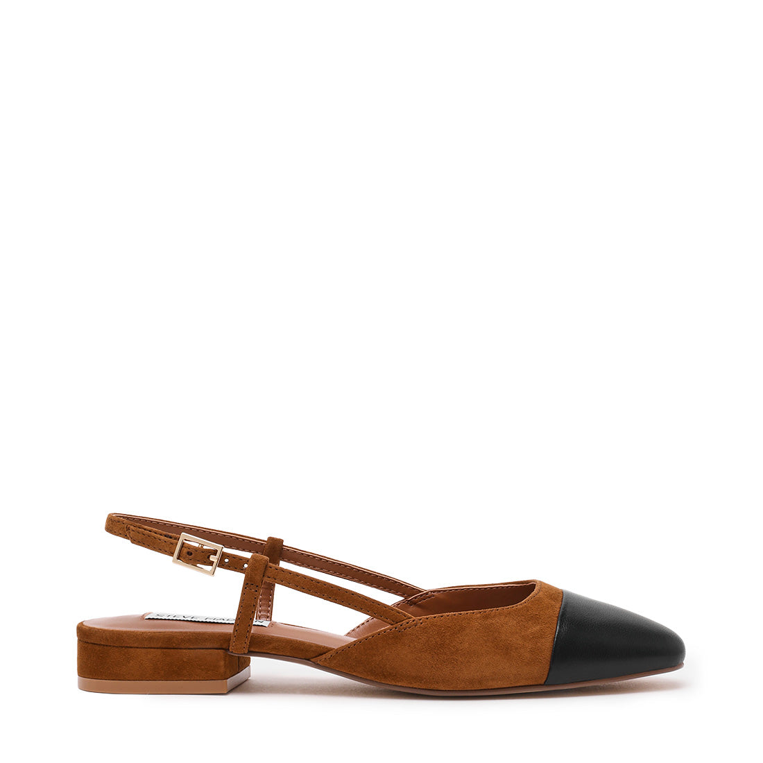 Belinda Flat Shoe DK CHESTNUT BLK