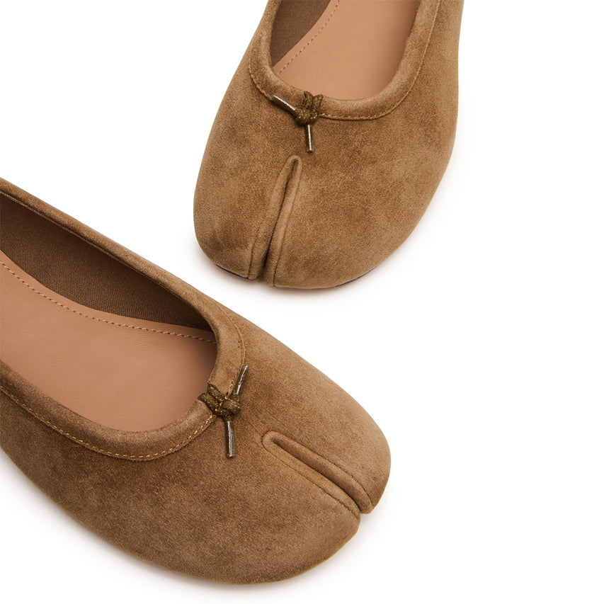 Carin Flat Shoe TAUPE SUEDE - view 5