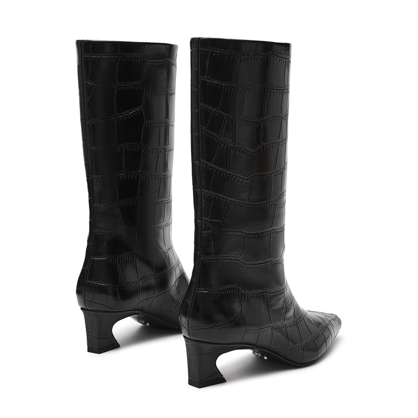 Carousel Bootie BLACK SNAKE - view 4