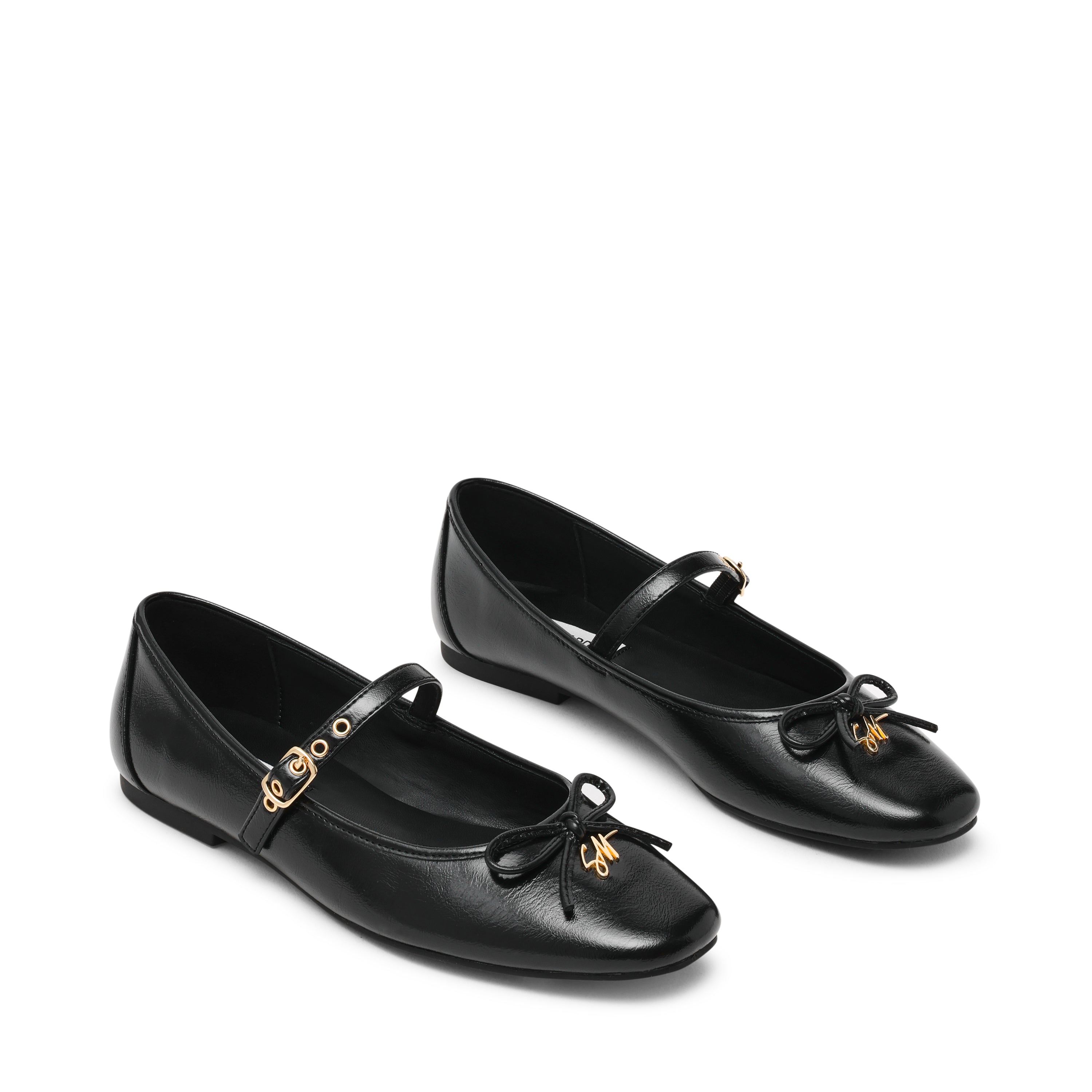 Ceece Flat Shoe BLACK