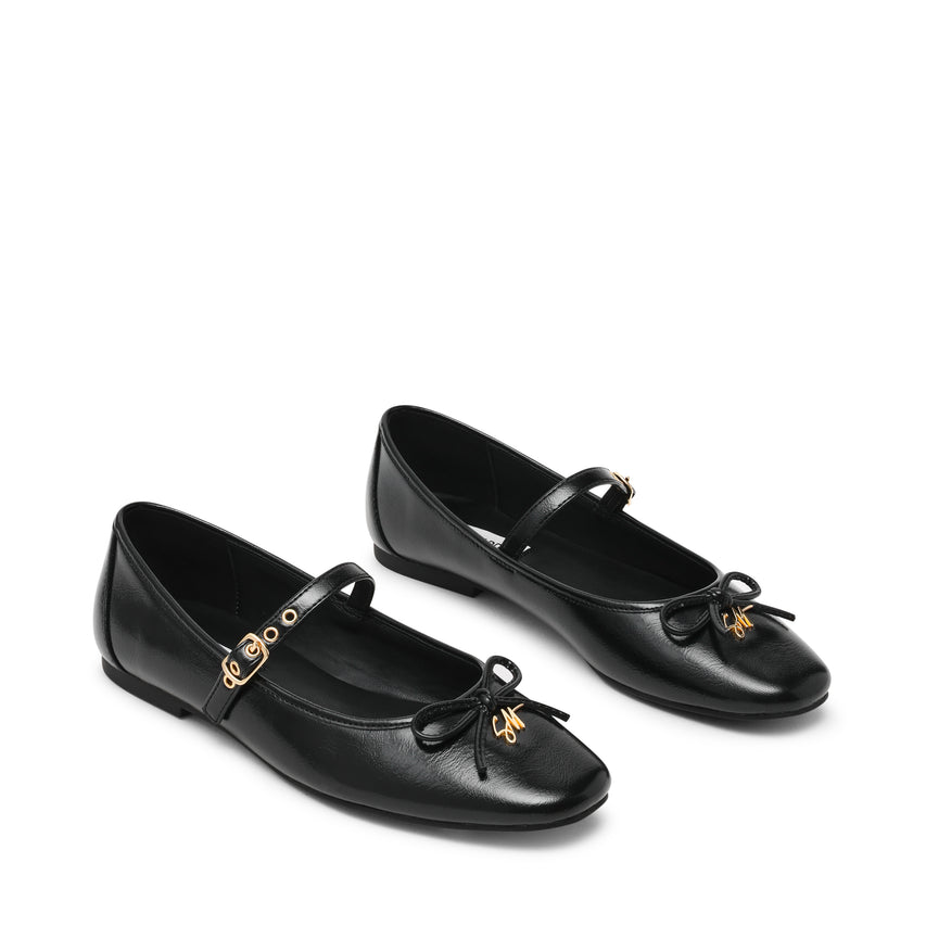 Ceece Flat Shoe BLACK