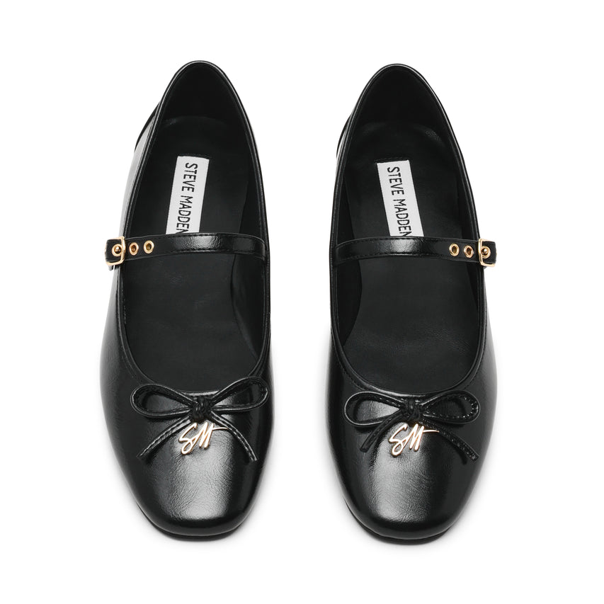 Ceece Flat Shoe BLACK
