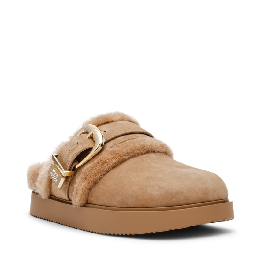 Cozy Up Mule TAN SUEDE