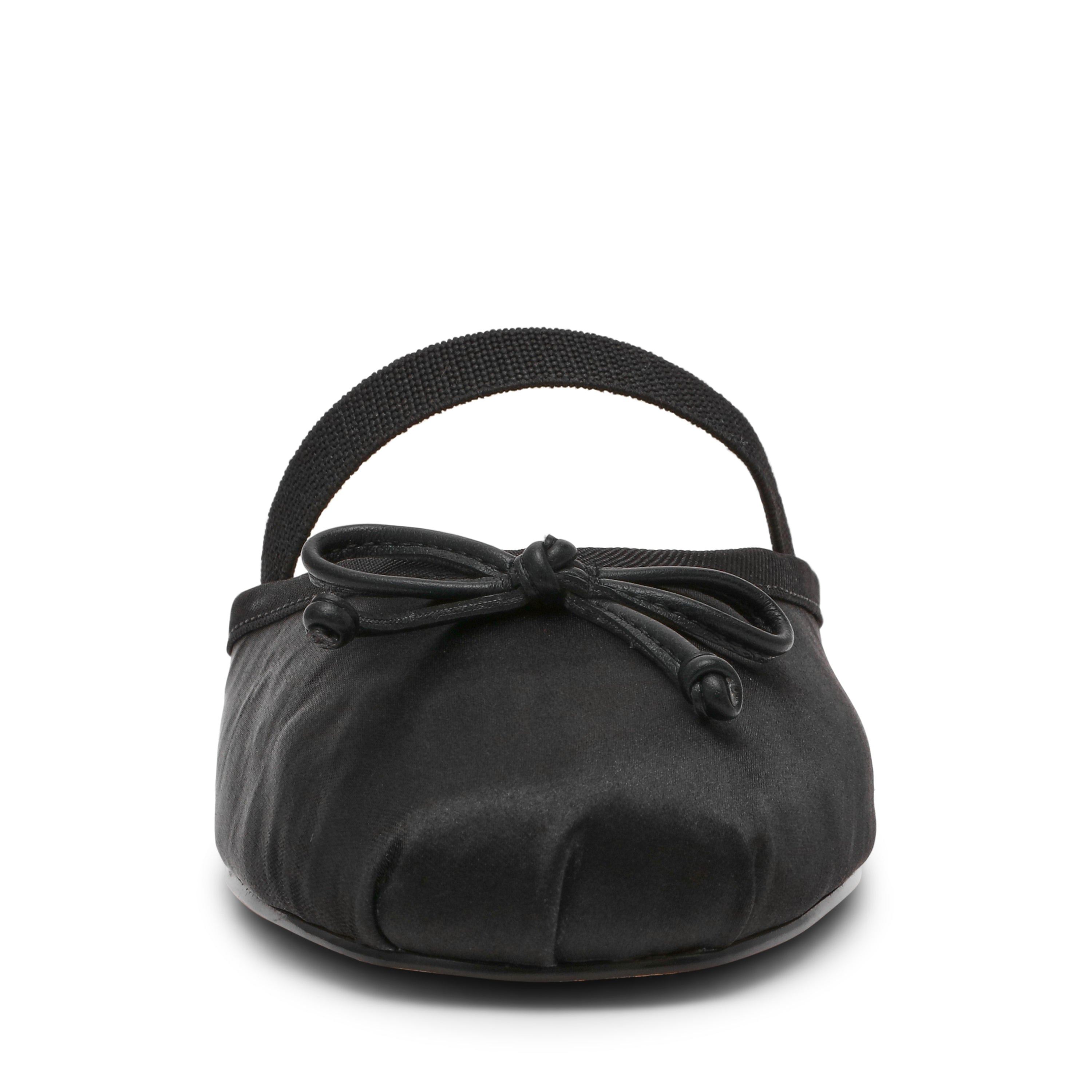 Cutesy Flat Shoe BLK SATIN - view 3