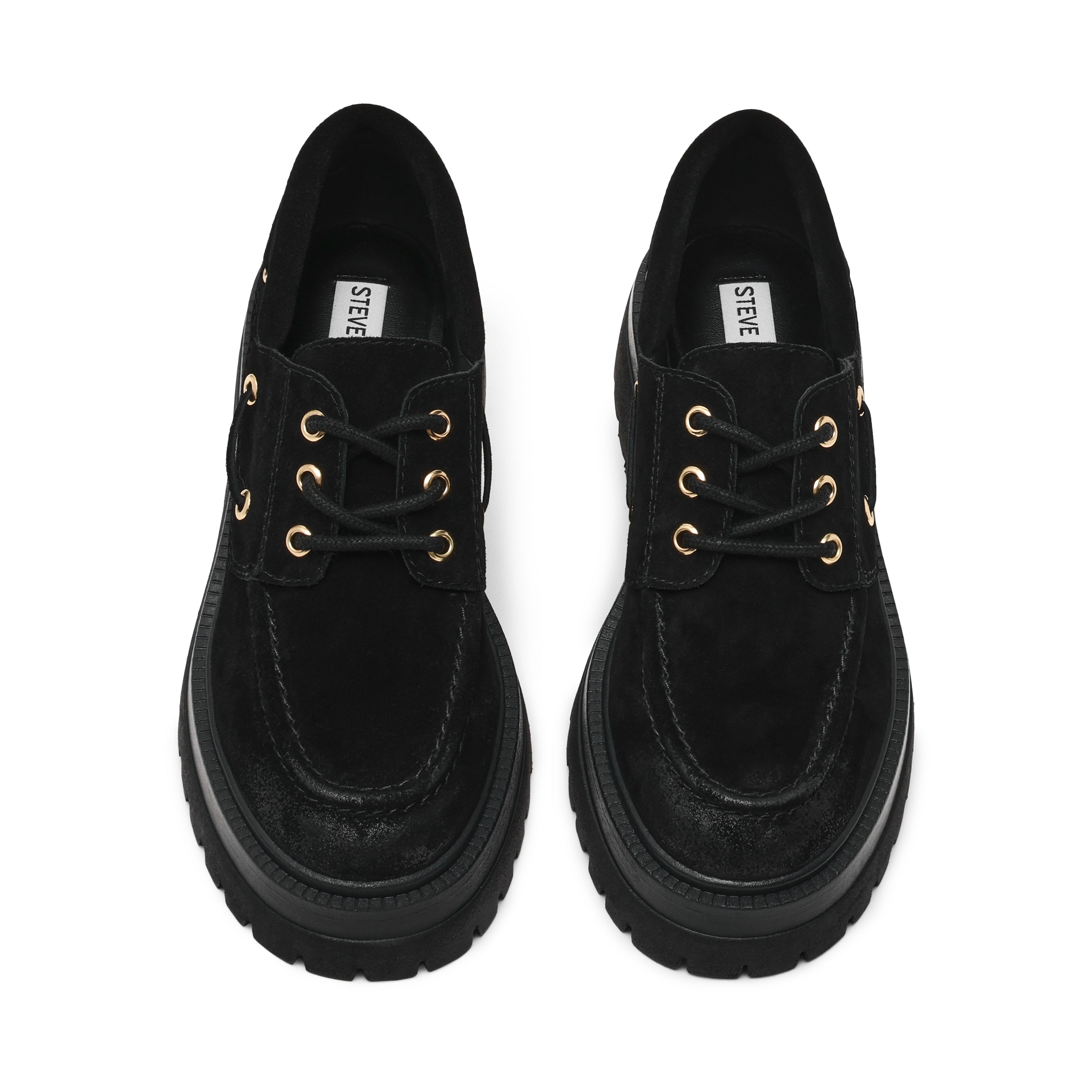 Detroit Flat Shoe BLACK SUED