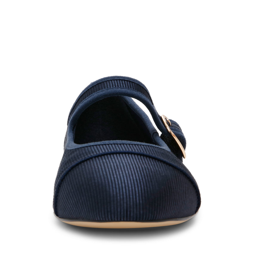 Dory Flat Shoe NAVY SATIN