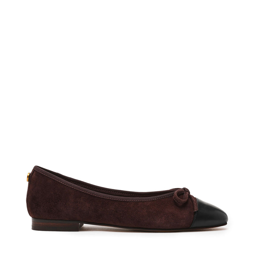 Ellison Flat Shoe GROUND COFFEE SUEDE