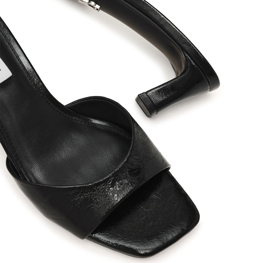 Hints Mule BLACK CRINKLE LEATHER - view 4