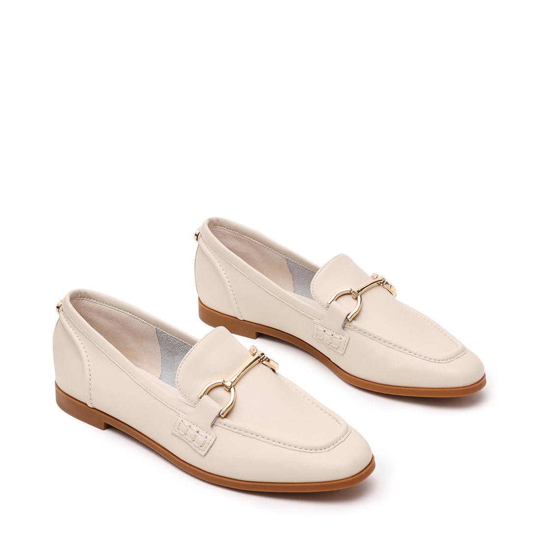 Keli Flat Shoe BONE LEATHER - view 2