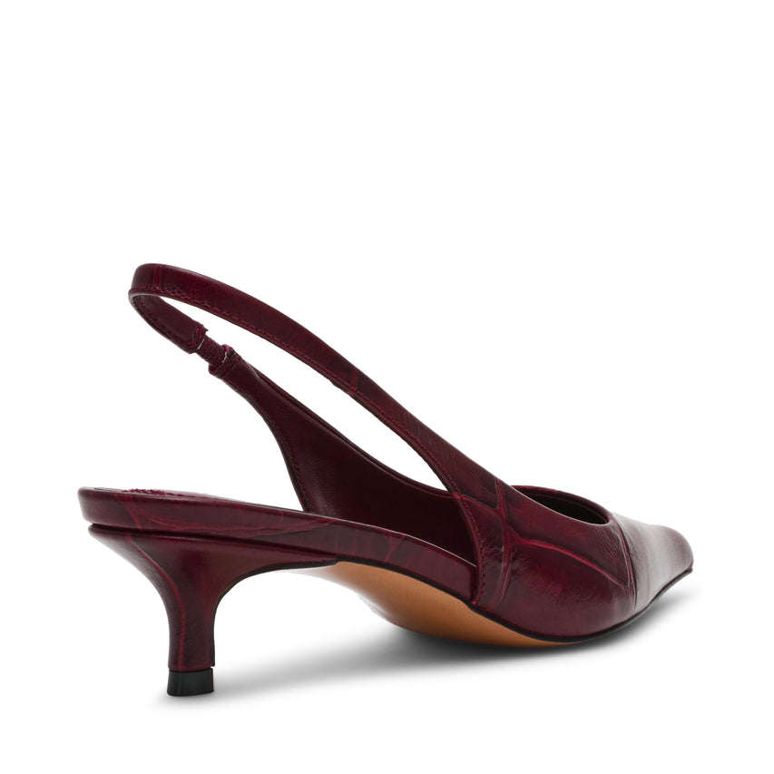 Kittie2 Pump WINE CROCO