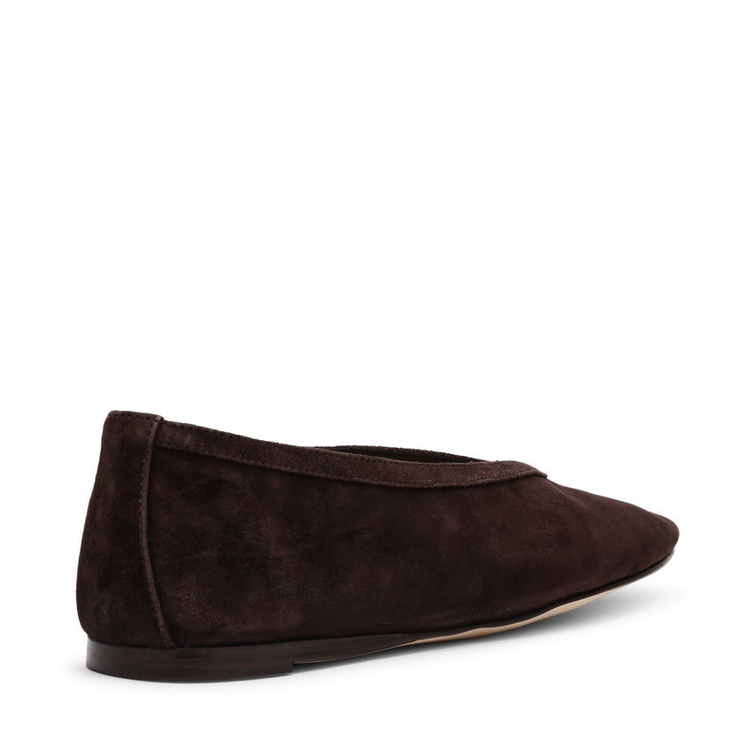 Leni Flat Shoe BROWN SUEDE