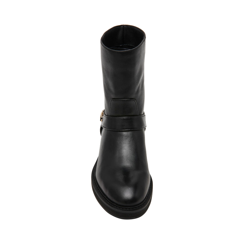 Loophole Bootie BLACK LEAT