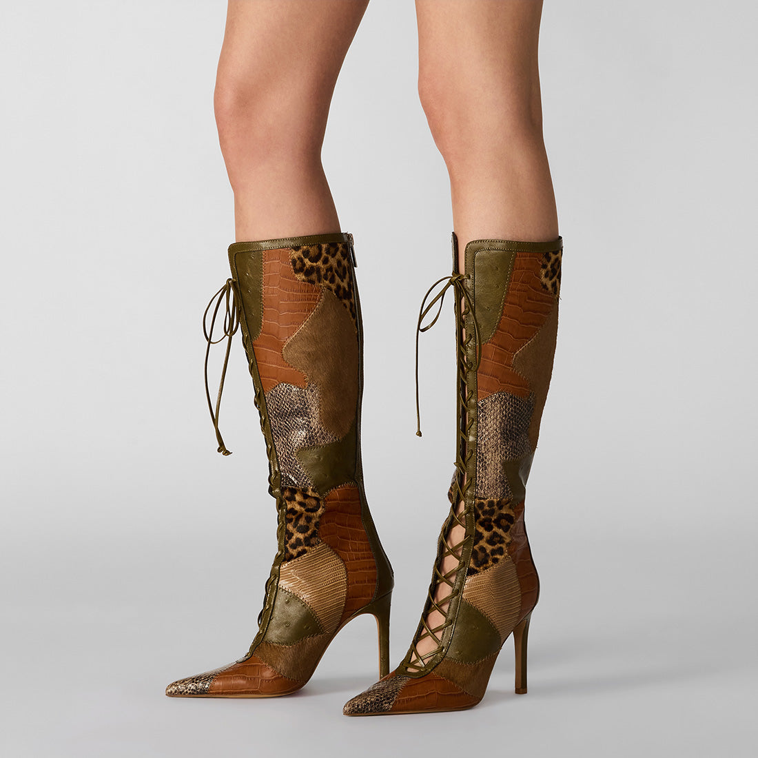 Marelyn Boot OLIVE MULTI - view 6