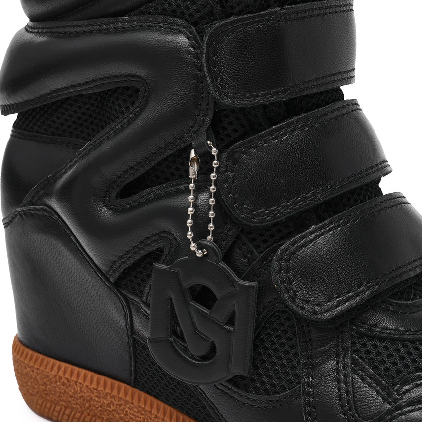Mavis-LEA Sneaker BLACK LEATHER - view 5
