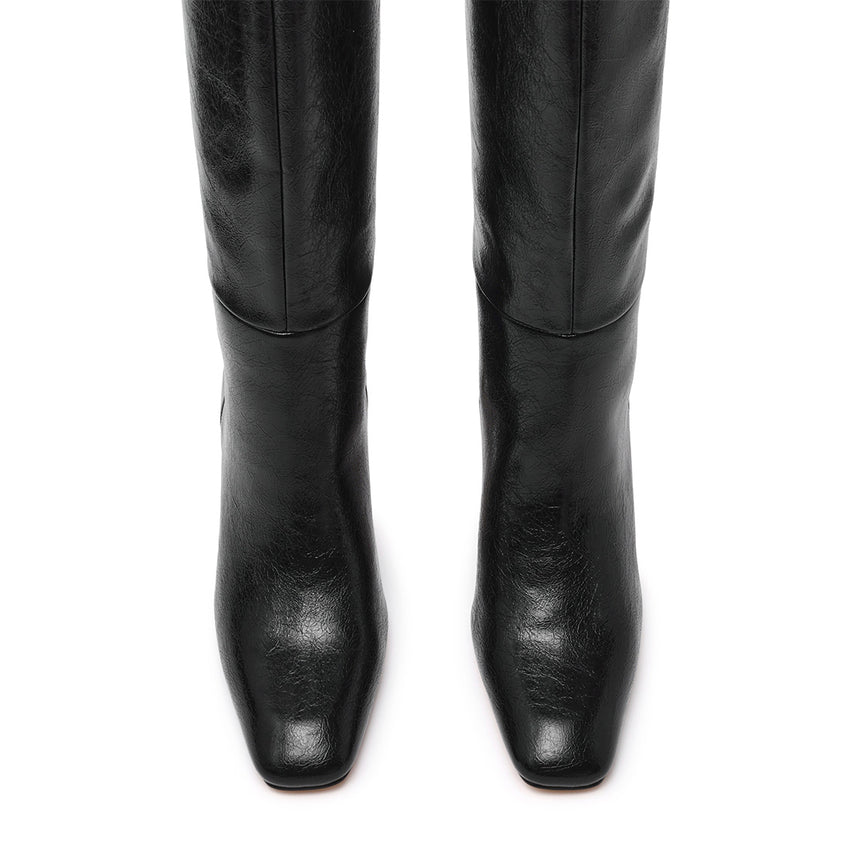 Max In Boot BLACK CRINKLE PATENT - view 3