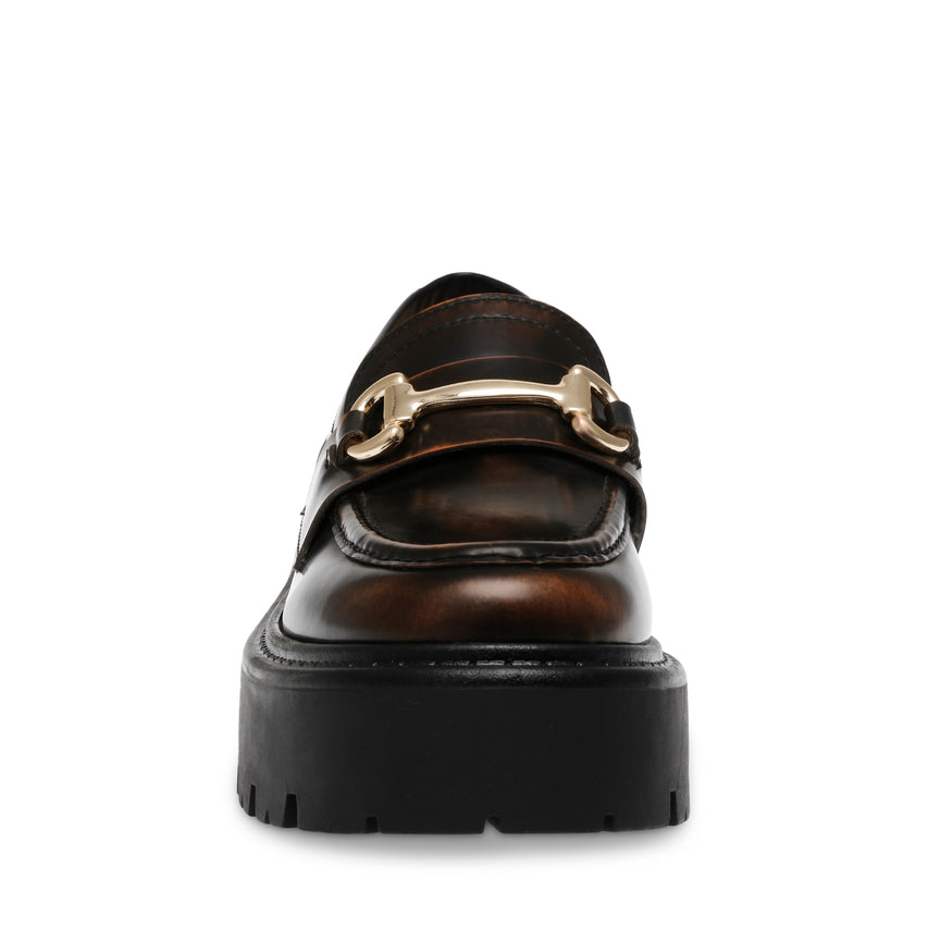 Occupy Flat Shoe BROWN ACTION LEATHER