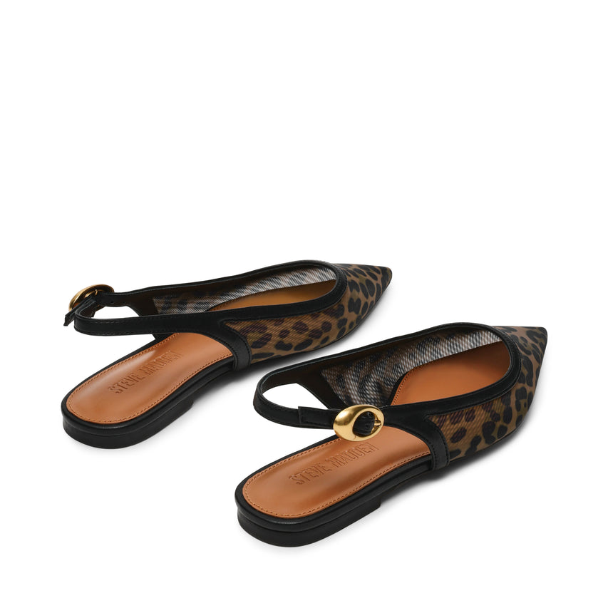 Ottie Flat Shoe BLACK / LEOPARD