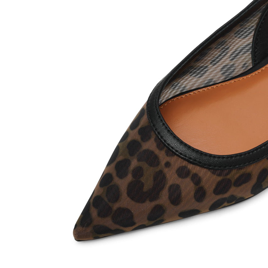 Ottie Flat Shoe BLACK / LEOPARD