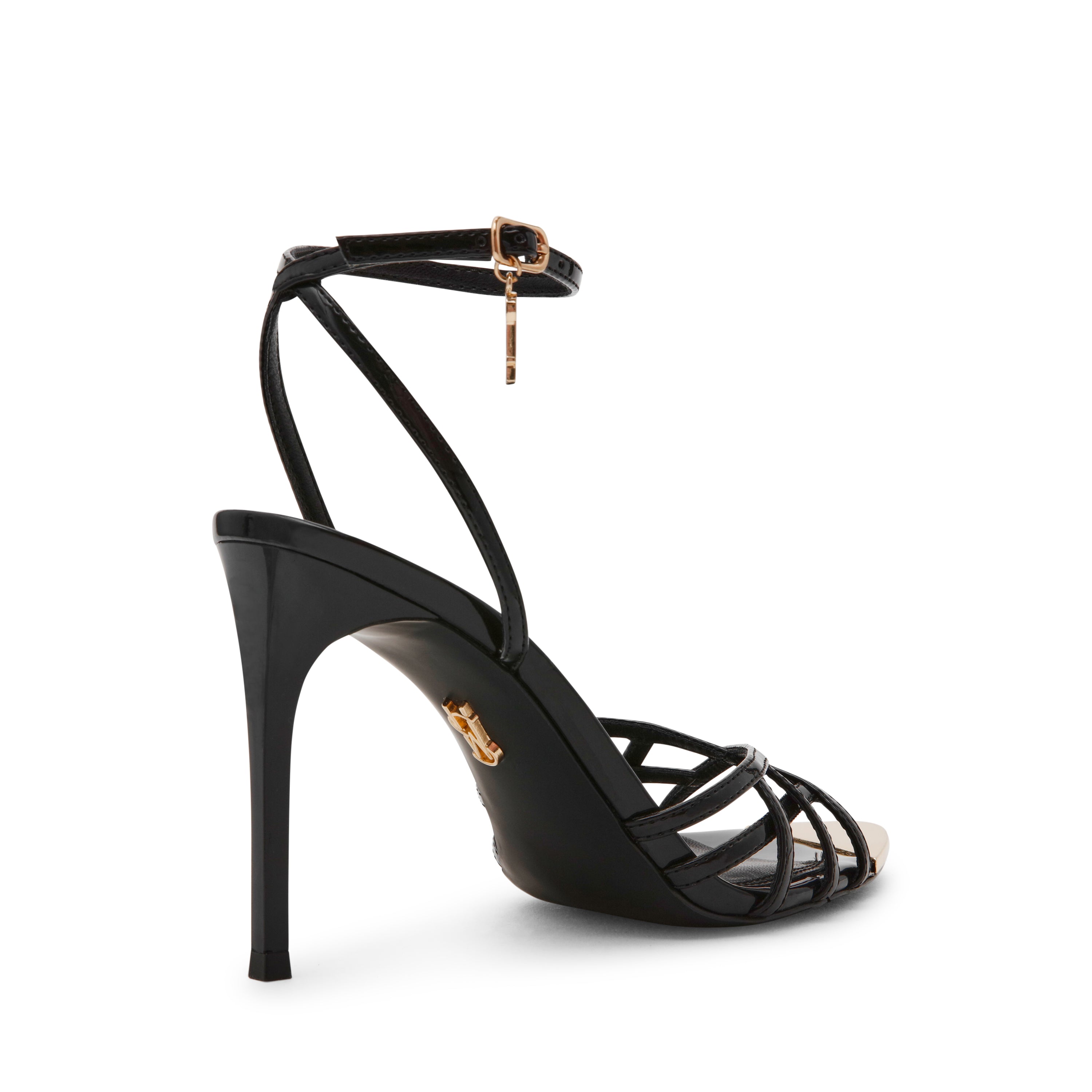 Peepshow Sandal BLK PATENT - view 5