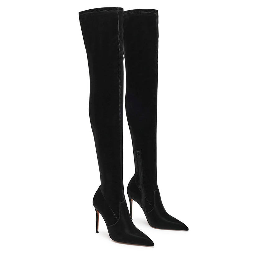 Pegasus Boot BLACK TECHNO SATIN - view 2
