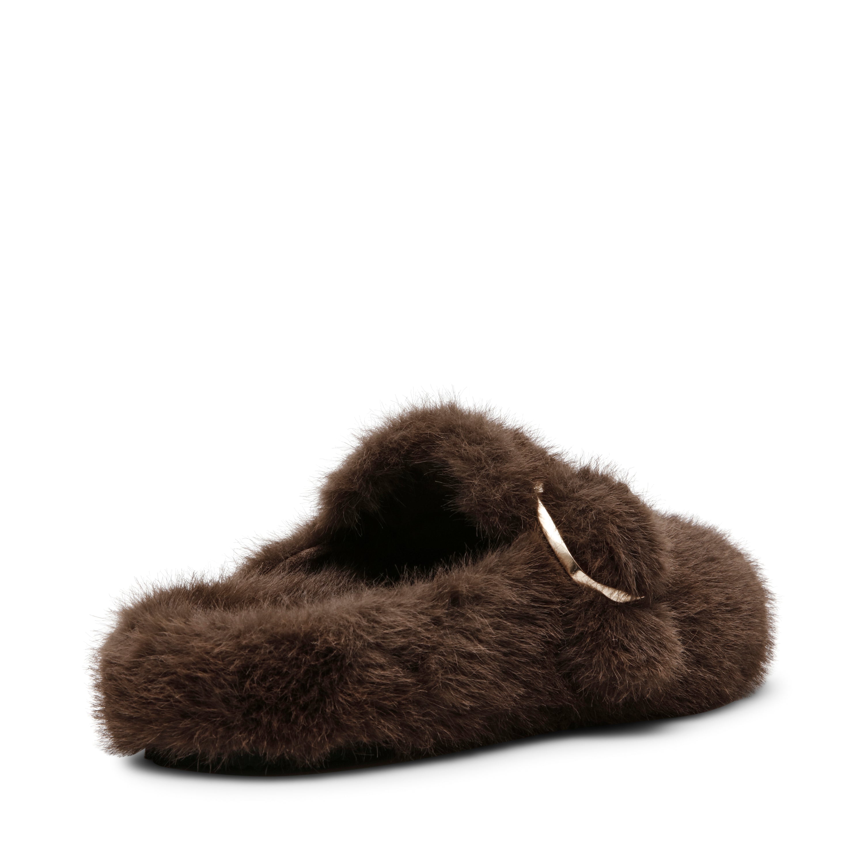 Plushie Mule DK BROWN