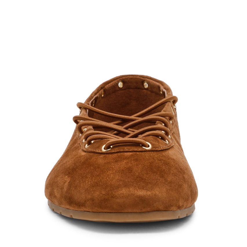 Pointe Flat Shoe CHESTNUT SUEDE