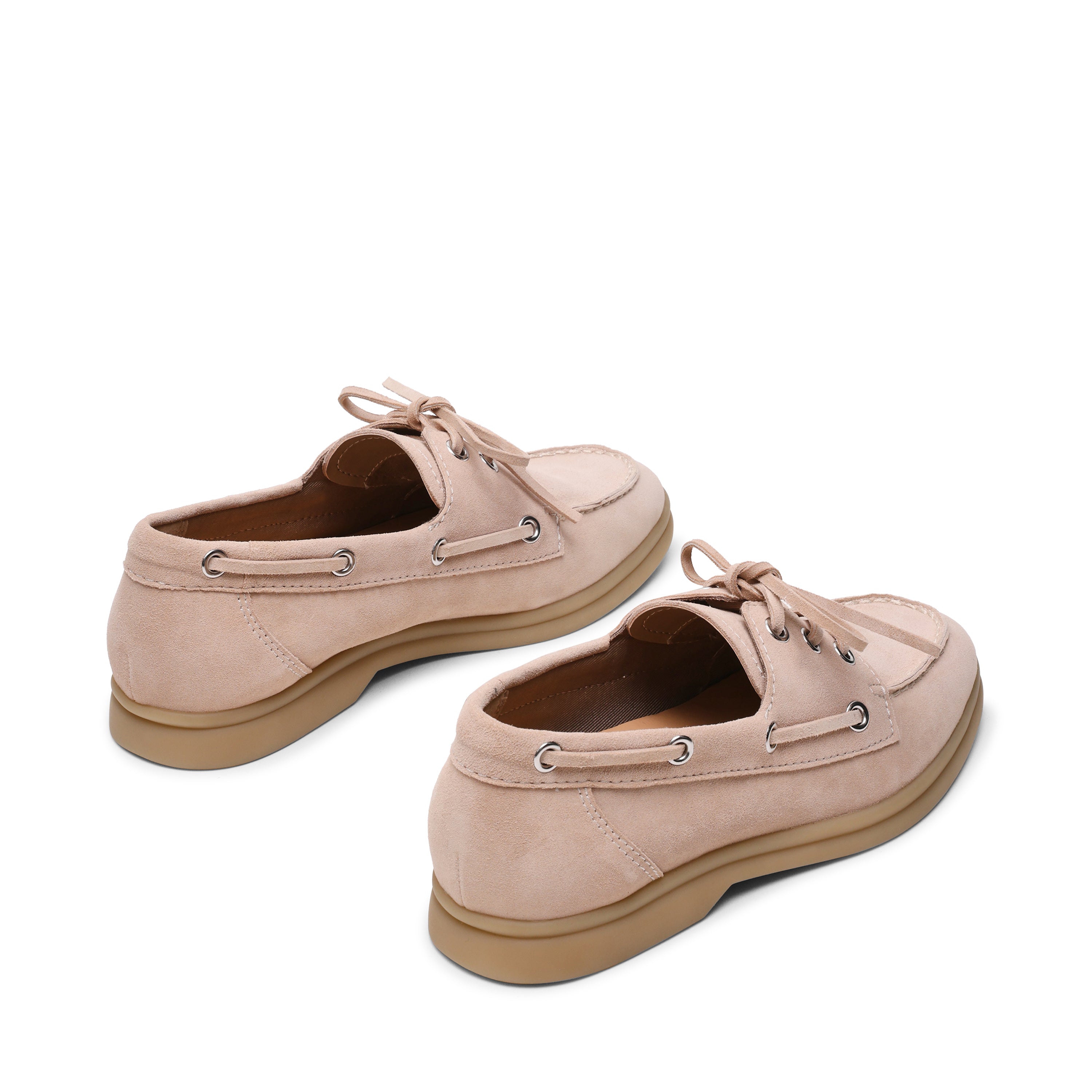 Ports Flat Shoe BONE SUEDE